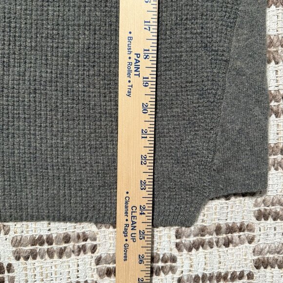 White + Warren 100% Cashmere Sweater Size Small Crewneck Henley Waffle Soft Knit - Picture 9 of 9